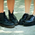 Photo Black ankle boots