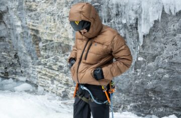 Photo down jacket