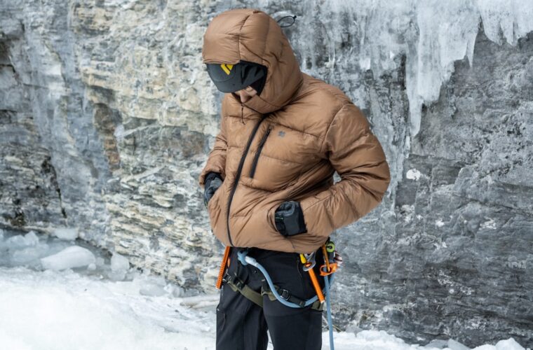 Photo down jacket