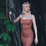 Photo flared dress