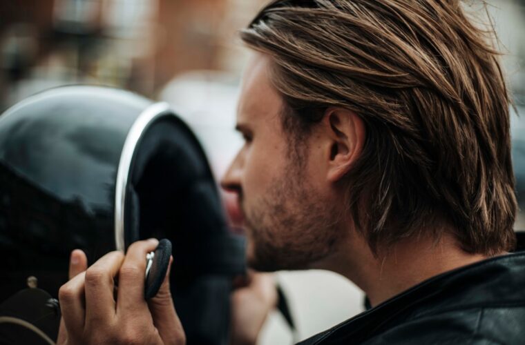 Photo biker jacket