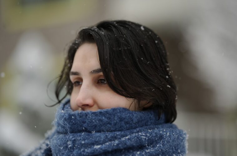 Photo hair scarf