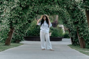 Photo white pants